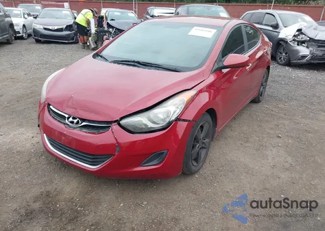 2011 Hyundai Elantra Gls (Ulsan Plant) from USA, damaged, VIN KMHDH4AE6BU139245